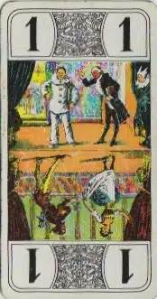Carte atout 1, le Petit, du jeu de tarot