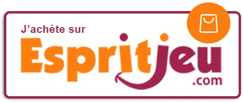 Achetez Dixit sur Espritjeu.com, logo Esprit Jeu avec petit sac orange en coins