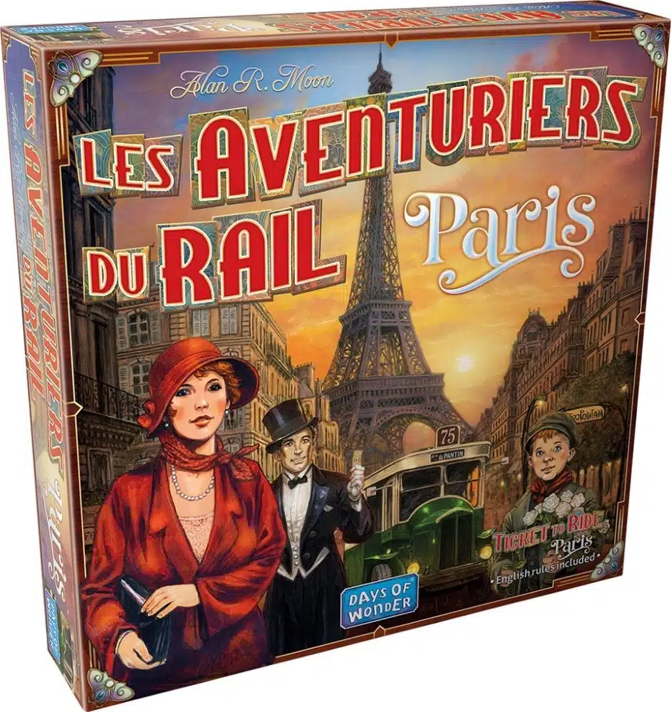 Boîte du jeu Les Aventuriers du Rail Paris