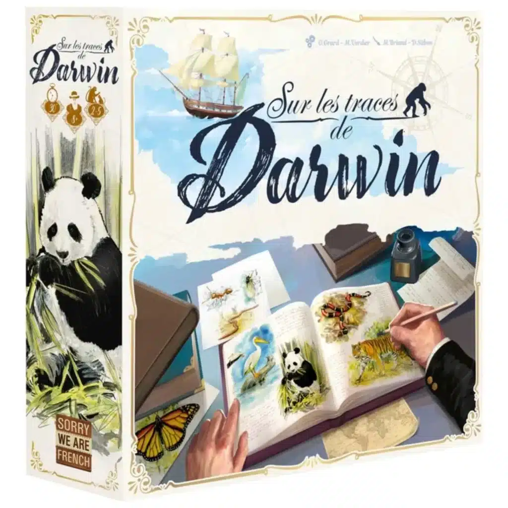 Boîte du jeu Sur les traces de Darwin